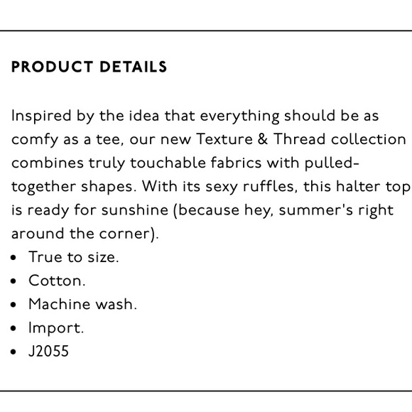 m a d e w e l l • tie neck halter - Picture 5 of 5